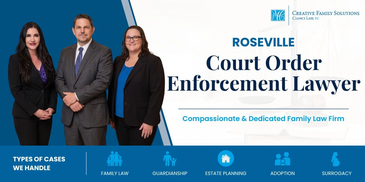 Best Roseville Court Order Enforcement Lawyer Roseville Court Order Enforcement Lawyer