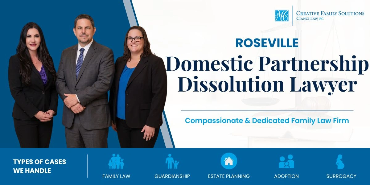 Trusted Roseville Domestic Partnership Dissolution Lawyer Roseville Domestic Partnership Dissolution Lawyer