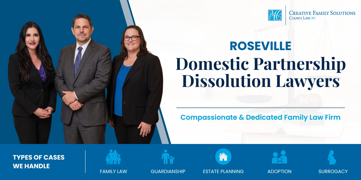 Roseville Domestic Partnership Dissolution Lawyer